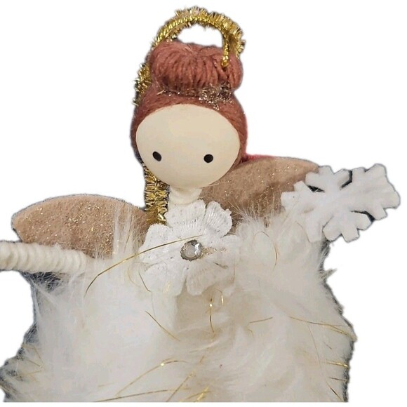 Ashland Christmas NOËL Holiday Angel Ornament 5.5inches - Picture 3 of 5